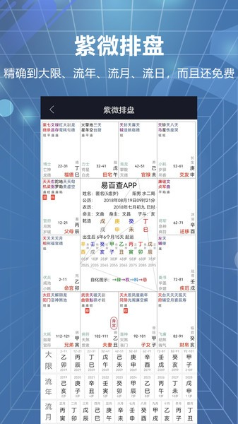 易百查四柱排盘截图3