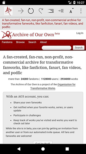 AO3安卓客户端图片