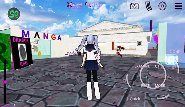 校园女生AI模拟器（SchoolGirl AI - 3D Multiplayer Sandbox Simulator）汉化版截图2