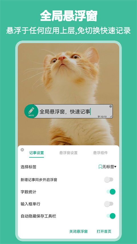 iNote悬浮记事本app3