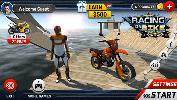 Racing On Bike1