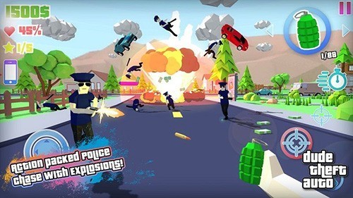 Dude Theft Wars中文版4