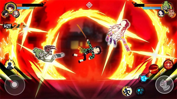 火柴人鬼灭之刃无限钻石版2