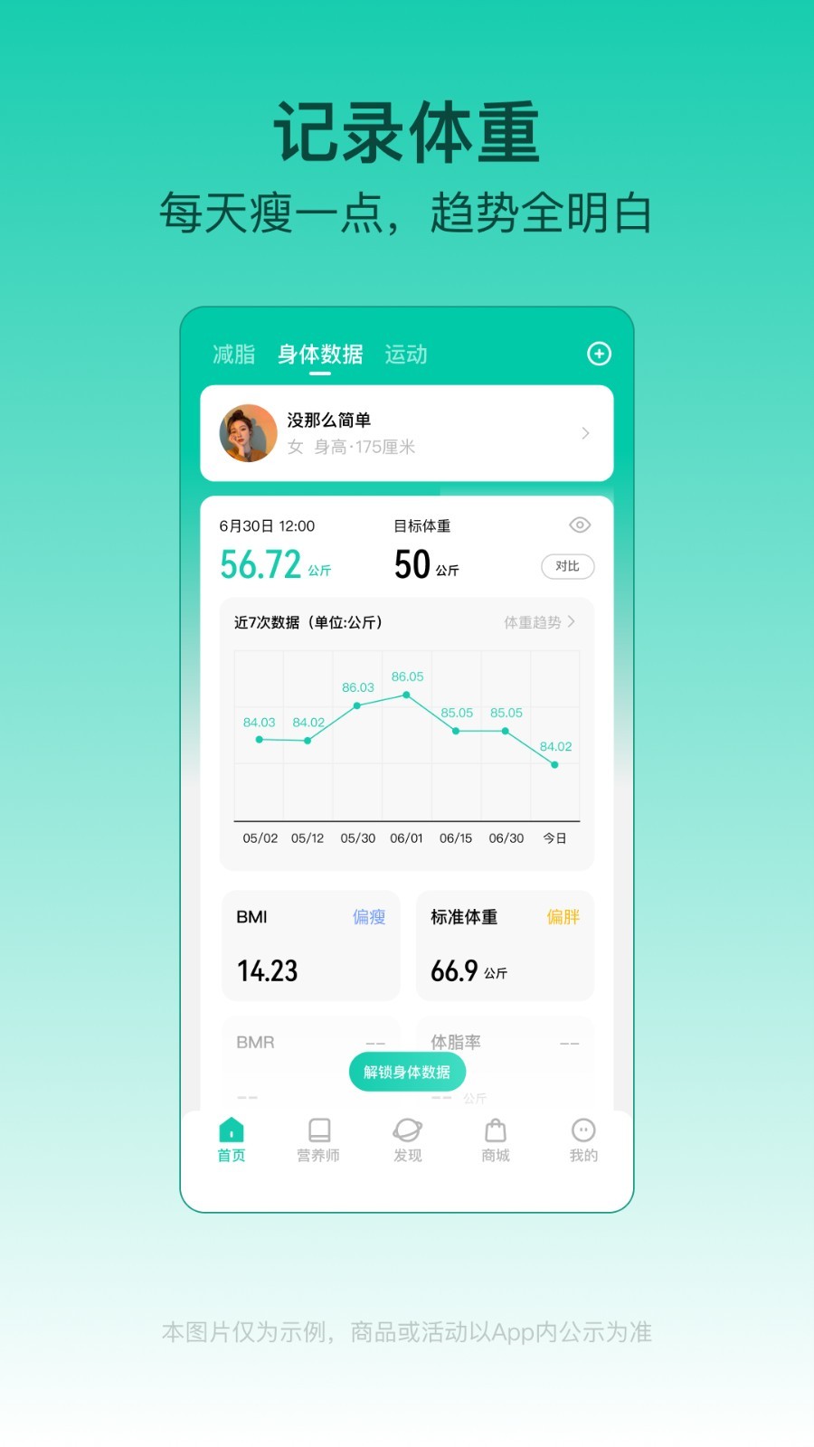 LEFU热量减肥法app截图2