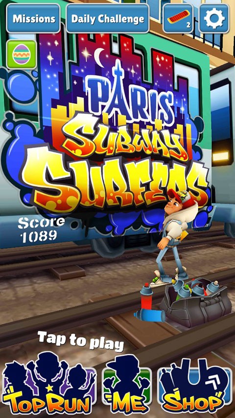 地铁跑酷小美我恨你版3