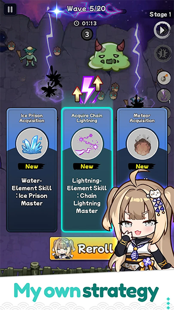 忍者喵喵保卫村庄手游截图1