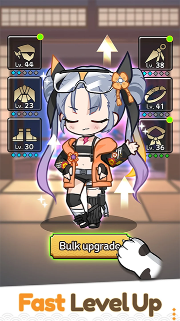 忍者喵喵保卫村庄手游截图2