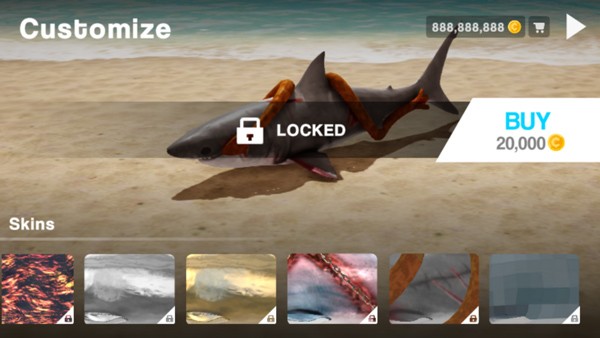鲨鱼之怒无限金币版截图2