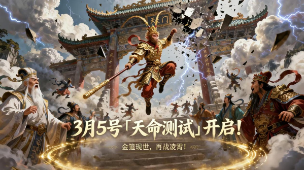 西游MMORPG《斗破仙境》首次「天命测试」将于3月5日10：00震撼开启!