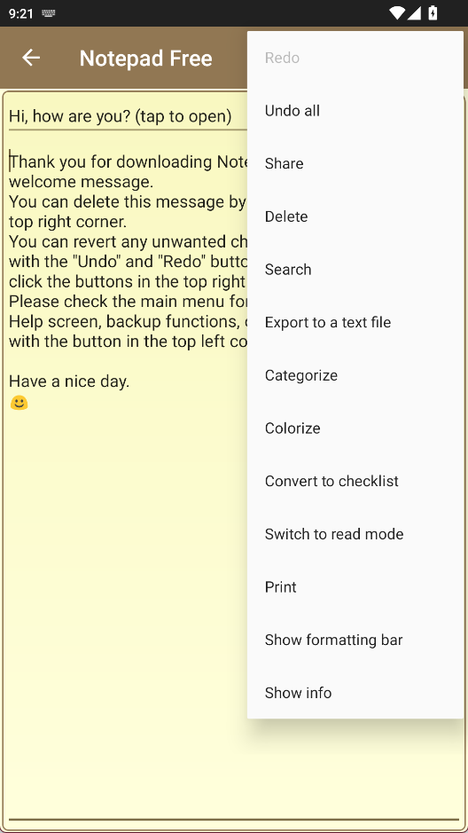 Notepad Free2