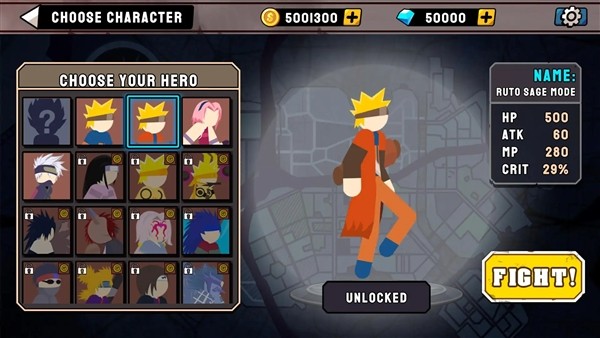 火柴人忍者格斗内置MOD菜单版4