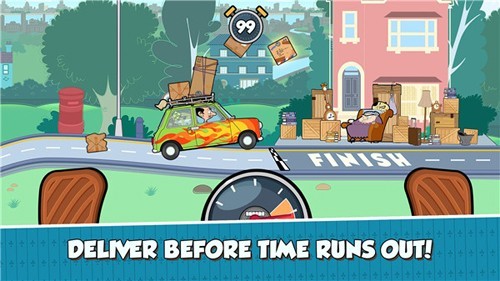 憨豆先生送快递无限金币版截图1