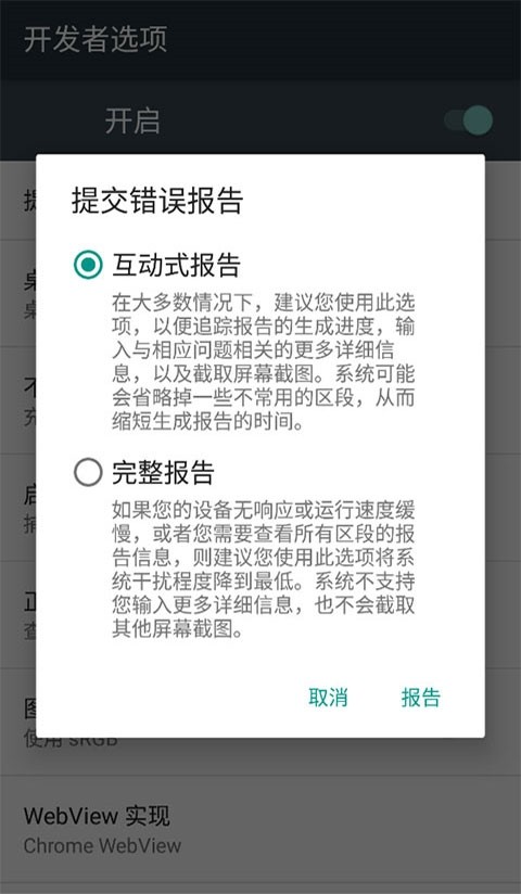 开发者选项1