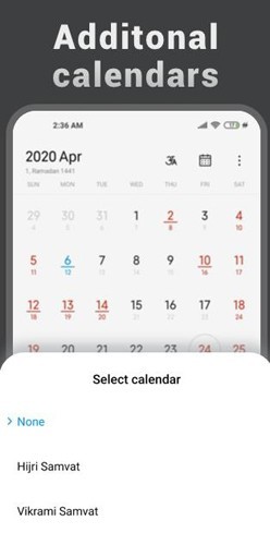 Calendar日历截图2