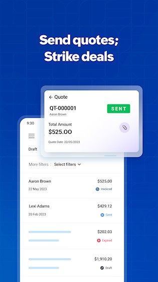 Zoho Invoice5