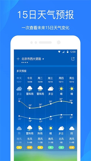 天气预报app截图4