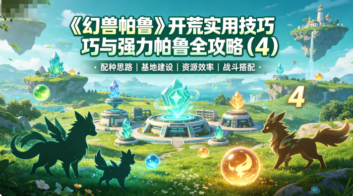 《幻兽帕鲁》开荒实用技巧与强力帕鲁全攻略（4）