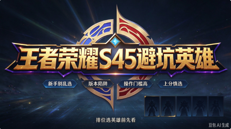 王者荣耀S45避坑英雄