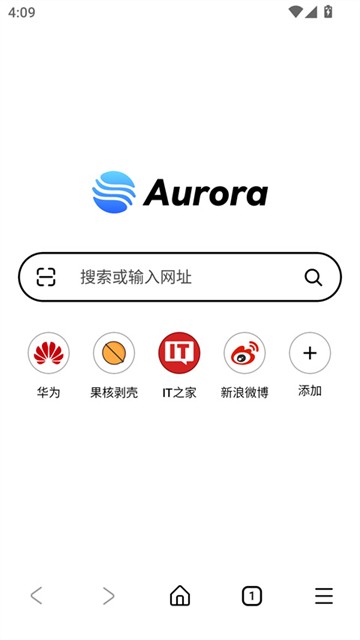 极光浏览器截图1